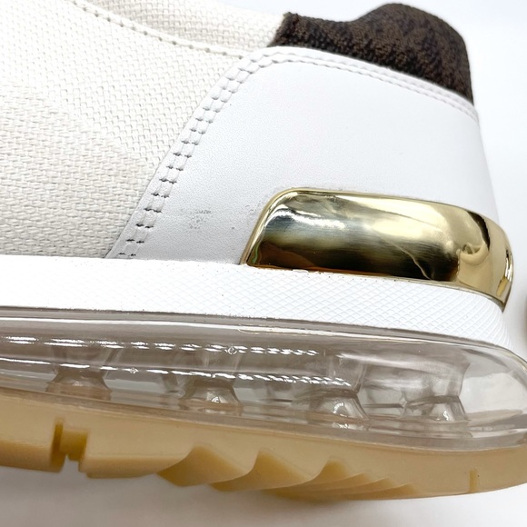 Michael Kors MK Allie Trainer Logo Print Sneakers - Picture 16 of 16